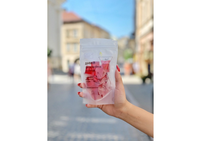 Желейні цукерки Jelly Bar Малинівка з червоним перцем