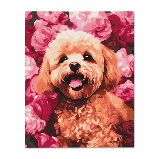 Картина по номерам "Мальтипу в цветах"