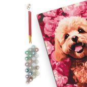 Картина по номерам "Мальтипу в цветах"