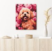 Картина по номерам "Мальтипу в цветах"