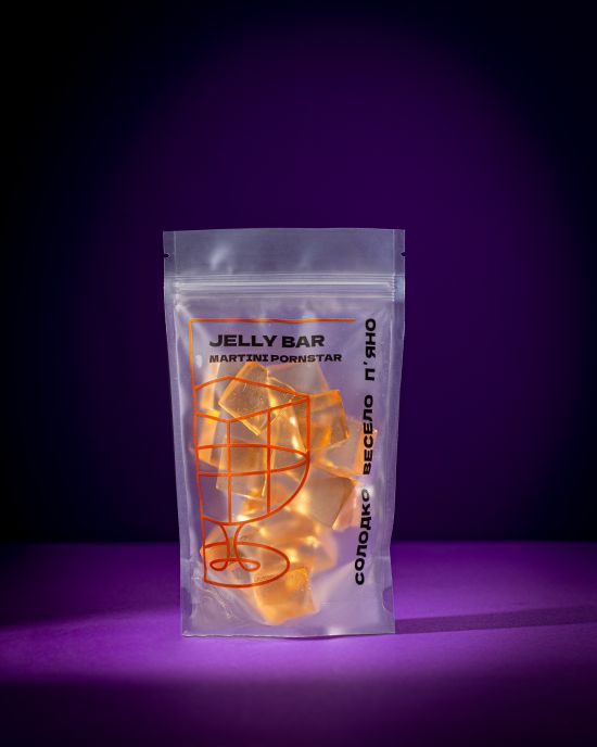 Алкогольные желейные конфеты Jelly Bar Мартини порнстар