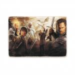 Деревянный постер "Lord of the rings. Властелин колец. Все герои. Горизонтальный"