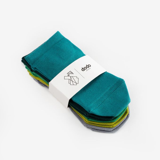 Шкарпетки Dodo Socks короткий набір Greens