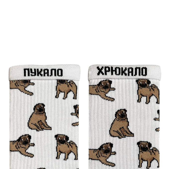 Шкарпетки Дід Носкарь Мопс