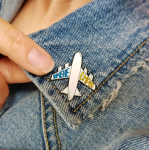 Значок Илька и Сорока  "Самолет Мрія"