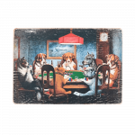 Деревянный постер "Dog Games"