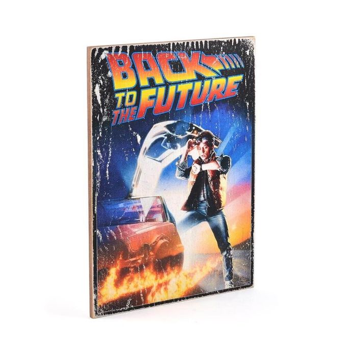Дерев'яний постер "Back to the Future"