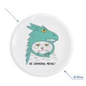 Тарілка Orner «Кіт-дракон»