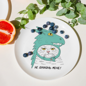 Тарілка Orner «Кіт-дракон»