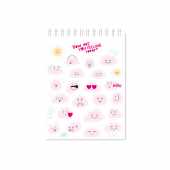 Стікербук лавандовий (Sticker book lavander)