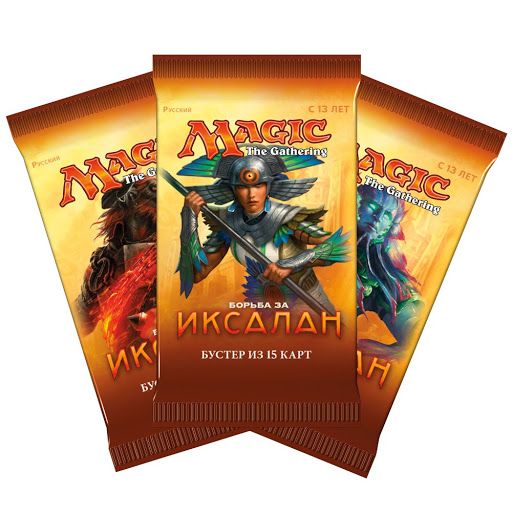 Magic The Gathering. Боротьба за Іксалан - бустер (рос)