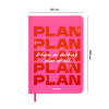 Мініпланер ORNER "I HAVE NO PLAN AT ALL mini" рожевий
