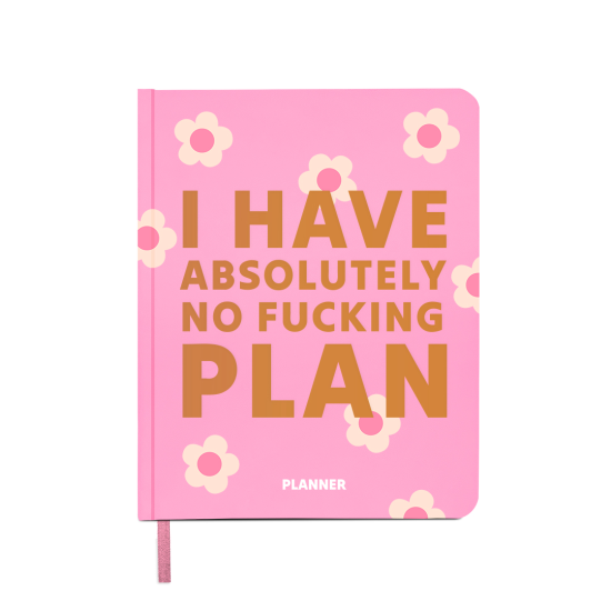 Планер "I HAVE ABSOLUTELY NO PLAN" рожевий