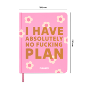 Планер "I HAVE ABSOLUTELY NO PLAN" рожевий