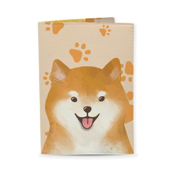 Обложка на паспорт "Собака Сиба-Ину"