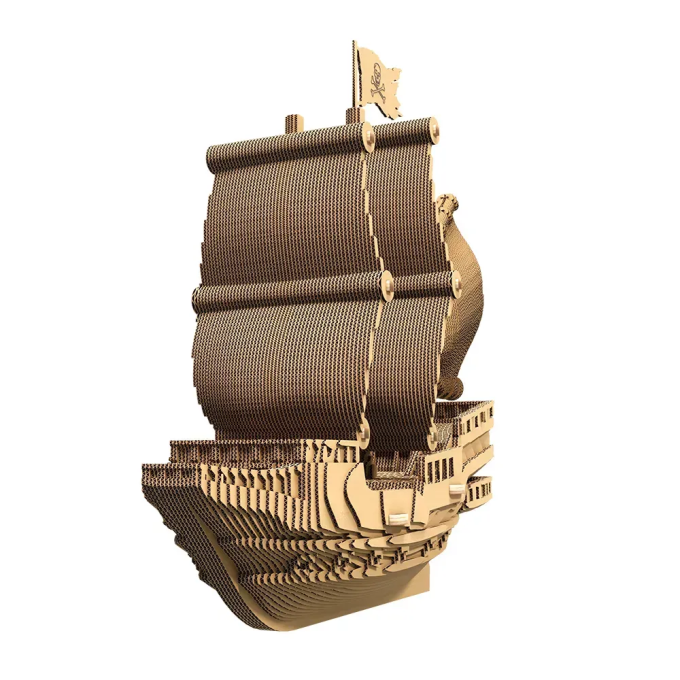 Картонний 3Д пазл "PIRATE SHIP"