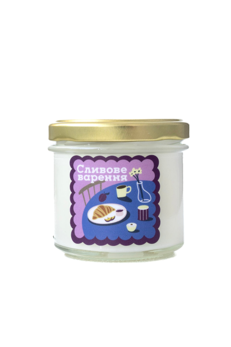 Соєва свічка міні " Сливове варення"