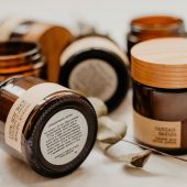 Свеча соевая Сандал-ваниль