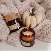 Свеча соевая Сандал-ваниль