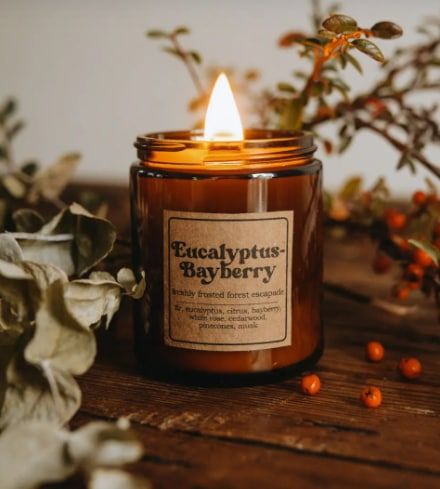 Свеча соевая "Eucalyptus Bayberry"