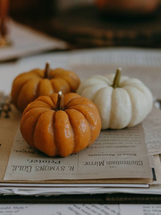 Бджолина свічка-гарбуз L