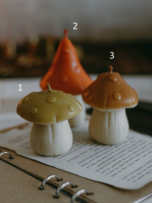 Бджолина свічка-грибочок