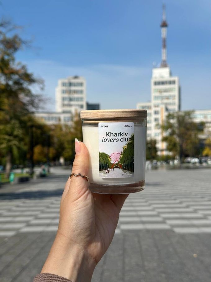 Свічка UMStore "Kharkiv lovers club" велика
