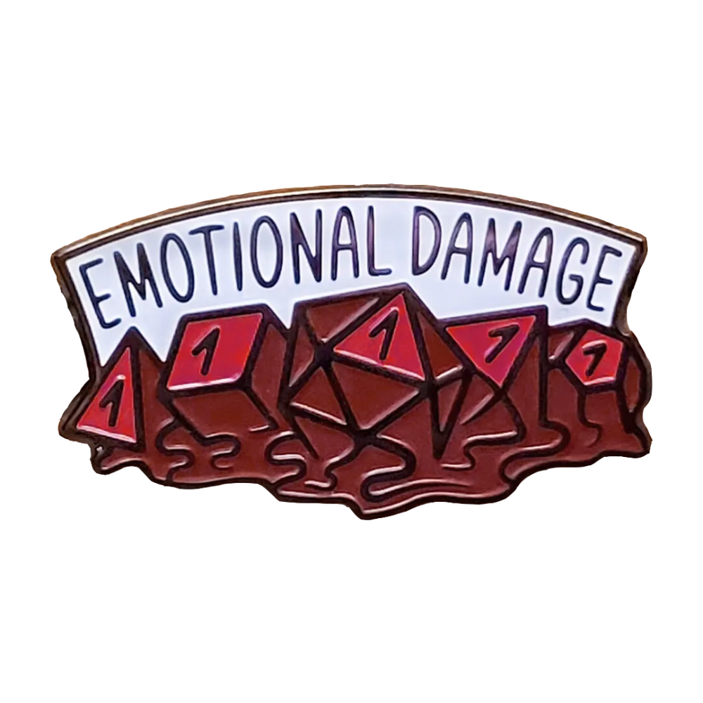 Значок Илька и Сорока  "Emotional Damage"