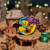 Значок Илька и Сорока  "Утка-Бард"