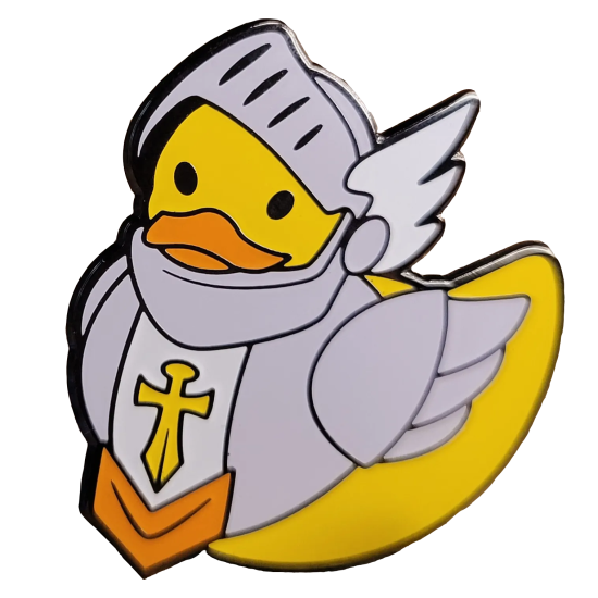 Значок Ілька та Сорока "Качка-паладін"