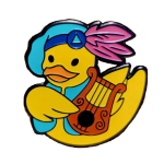 Значок Илька и Сорока  "Утка-Бард"