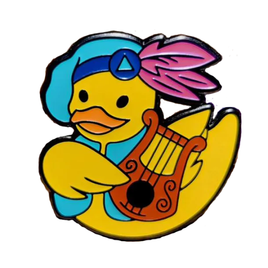 Значок Илька и Сорока  "Утка-Бард"