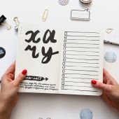 Блокнот для дела ( в клетку)