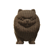 Картонний 3Д пазл "Померанський шпіц"