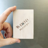 Магніт  "Відчепіться. Червоно-чорний напис"