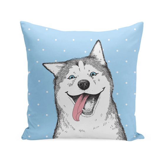 Подушка Счастливый "Хаски"