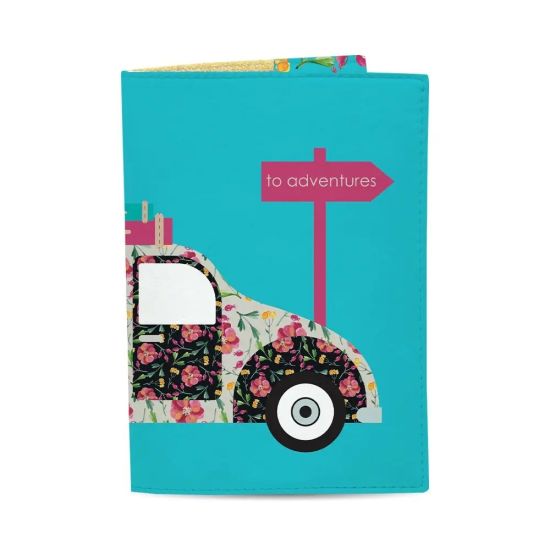 Обложка на паспорт "Retro Car"