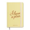 Міні-планер "I have a plan" yellow