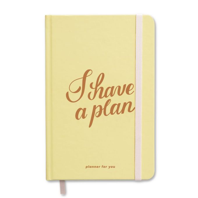 Міні-планер "I have a plan" yellow