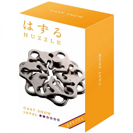 Металева головоломка Сніжинка (Huzzle Snow) 2-й рівень