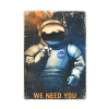 Дерев'яний постер "NASA needs you"