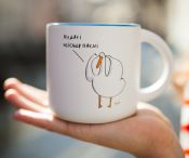 Чашка Гусь "Мудаки"