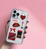 Набір 3D-стікерів "Classic red"