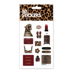Набір 3D-стікерів "Leopard mood"