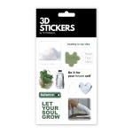 Набір 3D-стікерів "Clear Vibe"