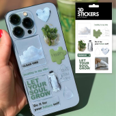 Набір 3D-стікерів "Clear Vibe"