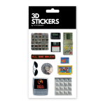 Набір 3D-стікерів "90s World"