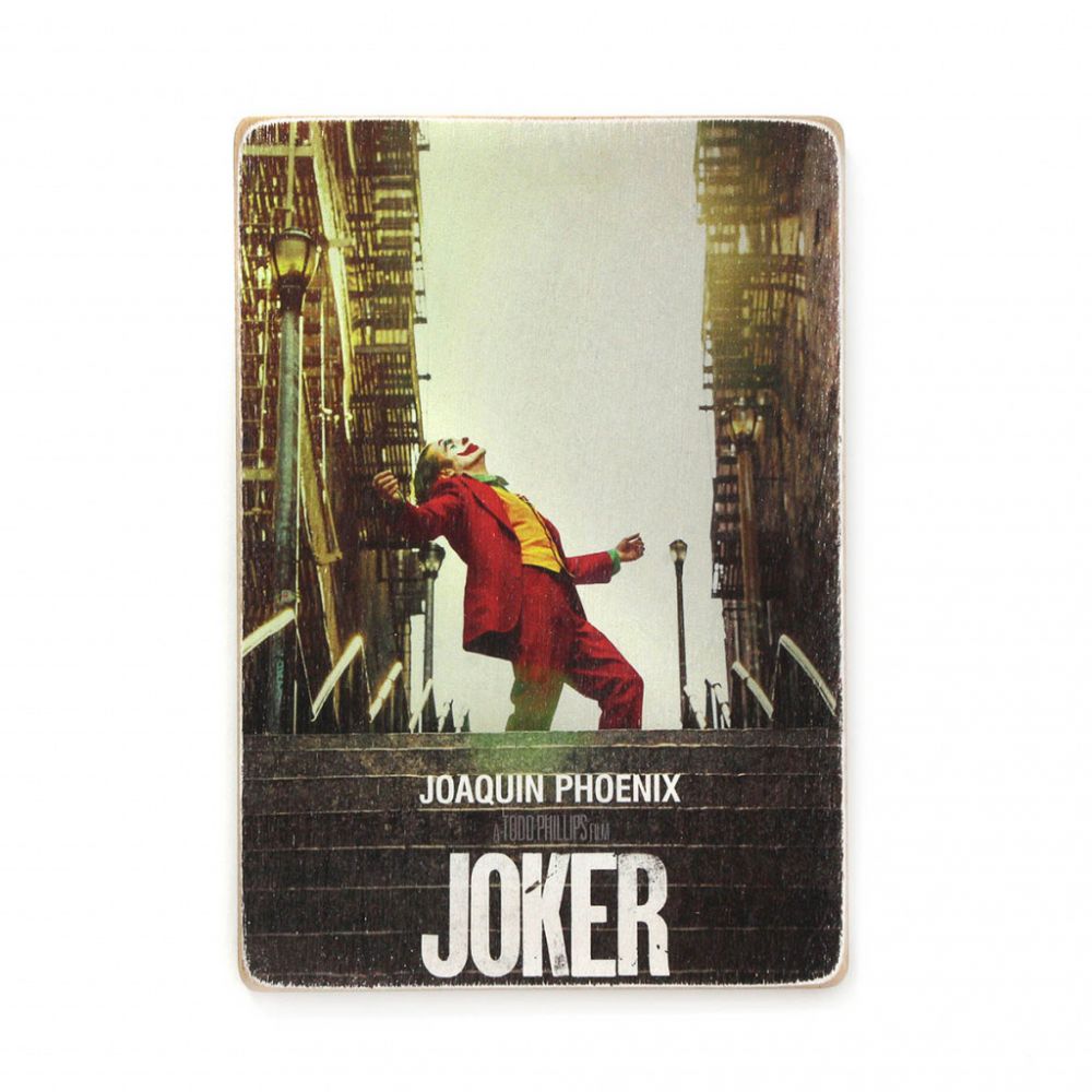 Деревянный постер "Joker"