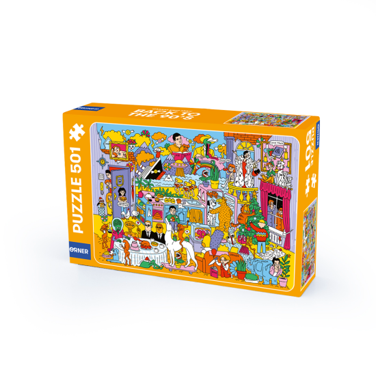 Пазл «Серія 90-ті. Ігри» 500 елементiв