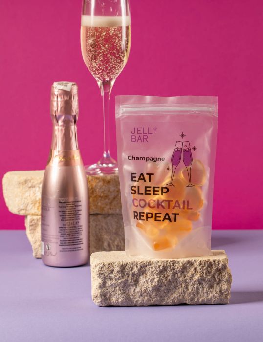 Алкогольні желейні цукерки Jelly Bar Шампанське